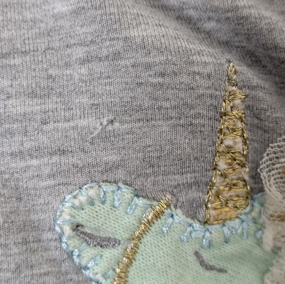 Mud Pie Unicorn Shirt 12-18m